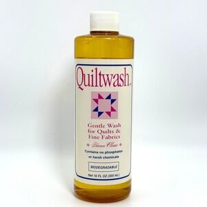 Quiltwash Gentle Wash for Quilts &‎ Fine Fabrics 16 oz – Biodegradable Detergent
